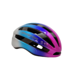 Capacete Speed MTB Inmold Race roxo azul cinza