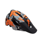 Capacete Trail Inmold Race laranja/cinza/preto