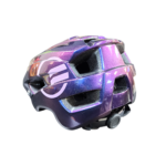 Capacete Trail Inmold Race camaleão/roxo