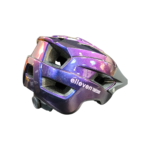 Capacete Trail Inmold Race camaleão/roxo