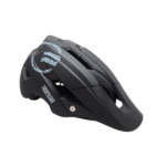 Capacete Trail Inmold Race preto/cinza/azulado