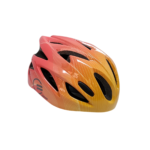 Capacete Kids Inmold Premium laranja/vermelho