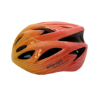 Capacete Kids Inmold Premium laranja/vermelho