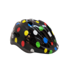 Capacete Infantil Outmold Series M 53-57 preto com bolinhas