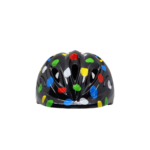 Capacete Infantil Outmold Series M 53-57 preto com bolinhas