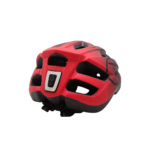 Capacete MTB Premium Inmold com LED integrado preto/vermelho