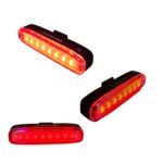 Pisca Sinalizador 50lm com sensor de frenagem + seta lateral + controle remoto