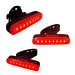 Pisca Sinalizador 50lm com sensor de frenagem + seta lateral + controle remoto