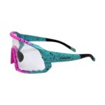 Óculos Ciclismo EL300 Lente Fotocromática Armação Bicolor Rosa/Verde