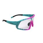 Óculos Ciclismo EL300 Lente Fotocromática Armação Bicolor Rosa/Verde