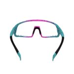 Óculos Ciclismo EL300 Lente Fotocromática Armação Bicolor Rosa/Verde
