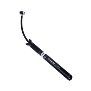 Bomba Mini com Barril em Alumínio Bico Duplo com Mangueira Articulado Interna 100 PSI