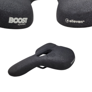 Selim conforto vazado tipo boost 250mmx208mm preto