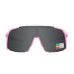 Óculos ciclismo tr90 el656 lente rosa polarizada rosa