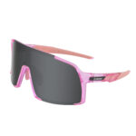 Óculos ciclismo tr90 el656 lente fotocromática rosa/rosa