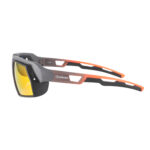 Óculos ciclismo el617 lente colors policarbonato uv400 preto/cinza