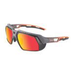 Óculos ciclismo el617 lente colors policarbonato uv400 preto/cinza