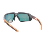 Óculos ciclismo el617 lente colors policarbonato uv400 preto/cinza