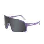 Óculos ciclismo el655 lente fumê policarbonato uv400 verde/roxo