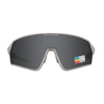 Óculos ciclismo tr90 el652 lente polarizada cinza/preto