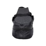 Bolsa de selim 1lt impermeável c/ zíper refletivo preto