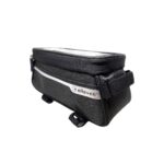Bolsa de quadro 2lt impermeável c/ zíper porta celular preto