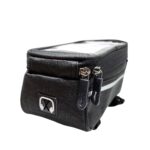 Bolsa de quadro 2lt impermeável c/ zíper porta celular preto