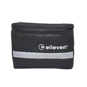 Bolsa de guidão 2lt impermeável c/ zíper porta celular bolso lateral preto