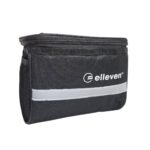 Bolsa de guidão 2lt impermeável c/ zíper porta celular bolso lateral preto