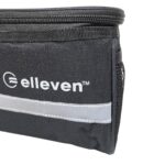 Bolsa de guidão 2lt impermeável c/ zíper porta celular bolso lateral preto