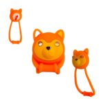 Pisca sinalizador silicone gato olhos com led laranja